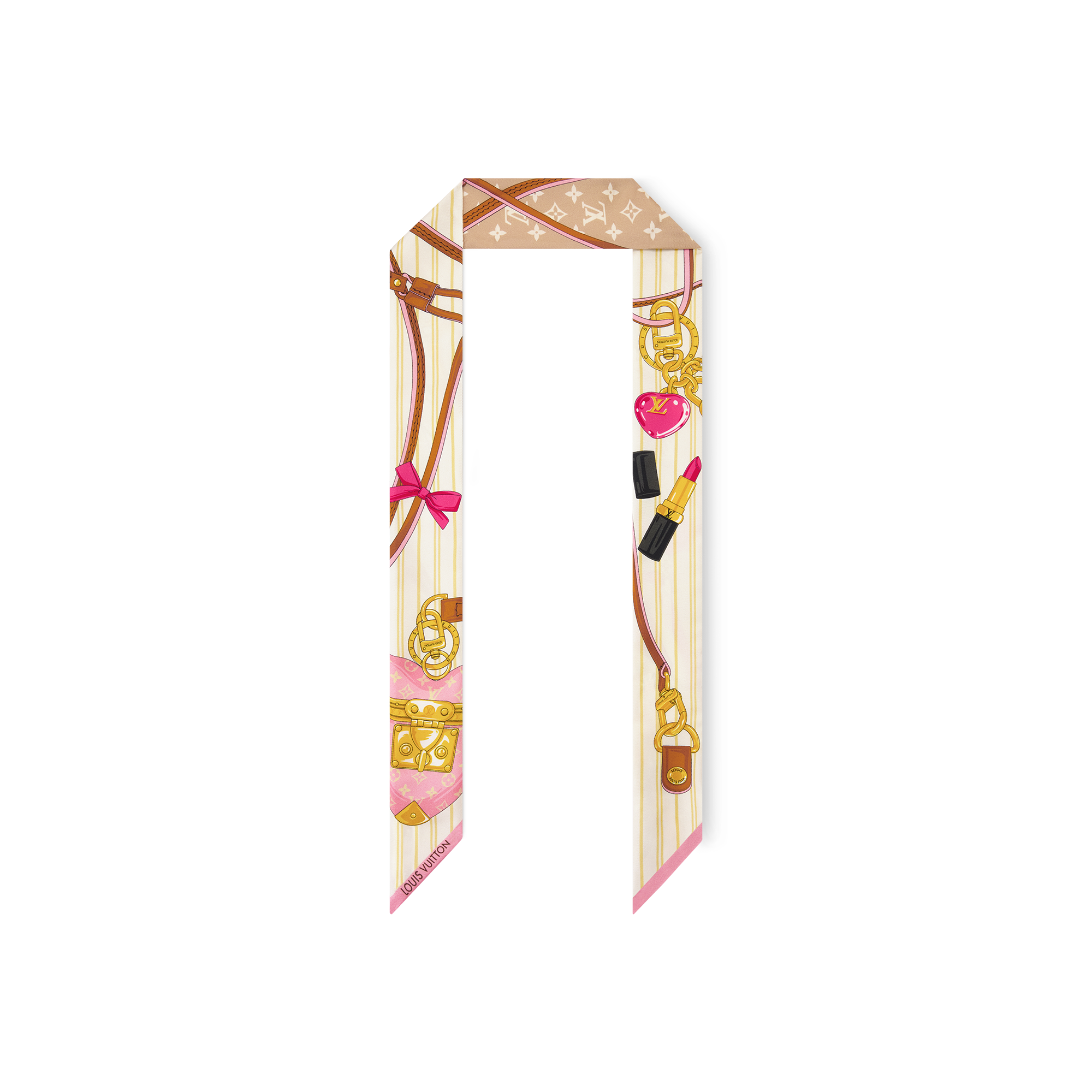 美品⭐︎ ルイヴィトン バンドーBB レッツゴー ローズクレール LOUIS VUITTON バンドーBBレッツゴー、ヴィトンバンドー.スカーフ ルイ